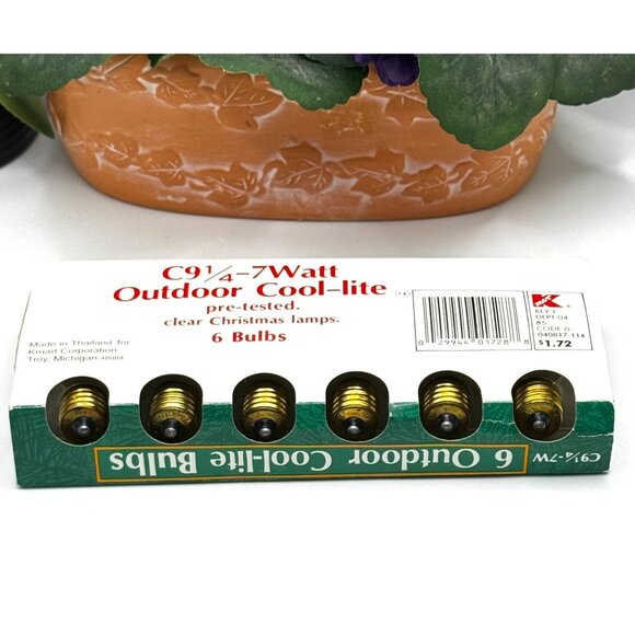 Trim A Home 6-Pack Outdoor C9 1/4 Cool-Lite 7W Bulbs - Picture 2 of 7